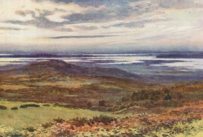 Poole vanaf de Swanage Golf Links door Ernest William Haslehust