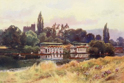 Rivier de Theems: Bray door Ernest William Haslehust