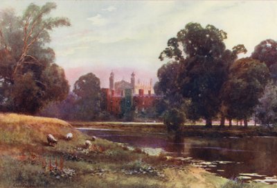 Rivier de Theems: Eton door Ernest William Haslehust