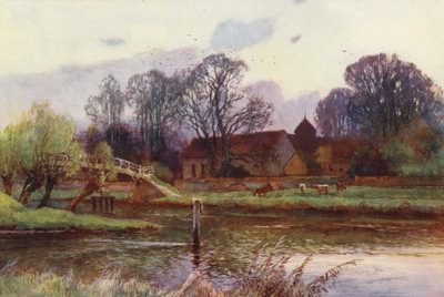 Rivier de Theems: Lady Place, Hurley door Ernest William Haslehust