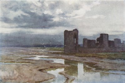 Sands of Dee, Flint Castle door Ernest William Haslehust
