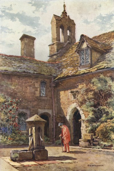 The Coningsby, of Red Coat Hospital door Ernest William Haslehust