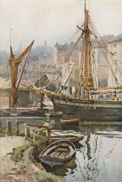 De Kade in Exeter door Ernest William Haslehust