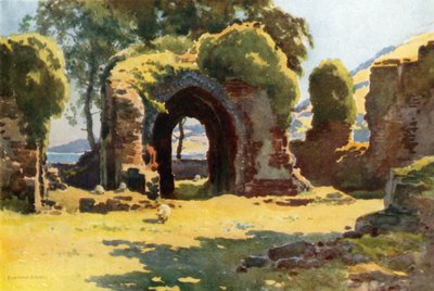 De Ruïnes van Lindores Abdij door Ernest William Haslehust