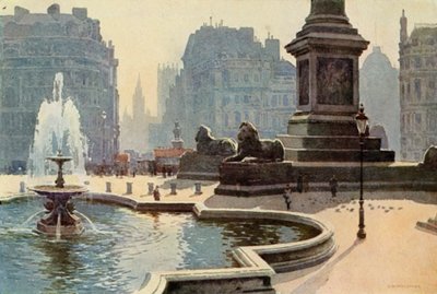 Trafalgar Square door Ernest William Haslehust