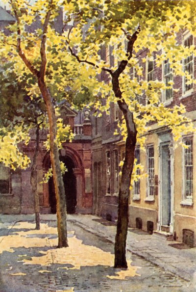 Wardrobe Place, Blackfriars door Ernest William Haslehust