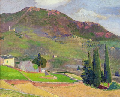 Mont Ste. Victoire door Ernest Yarrow Jones