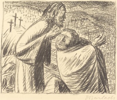 Anno Domini MCMXVI Post Christum Natum door Ernst Barlach