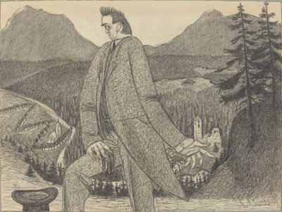 Man van Hoogtes door Ernst Barlach