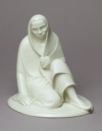 Zittend Meisje door Ernst Barlach