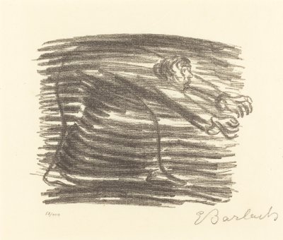 Wandeling in de Schaduw, 1922 door Ernst Barlach