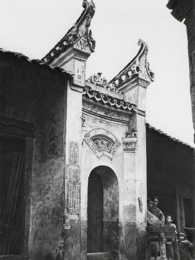 Hunan, Huisingang door Ernst Boerschmann