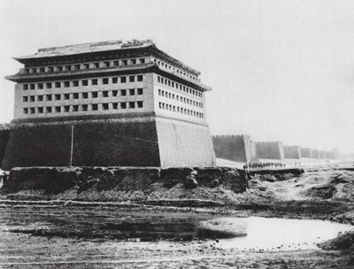 Peking, Chihli, stadsmuur door Ernst Boerschmann