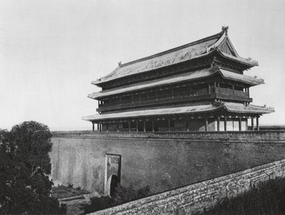 Sianfu, Pei men, Shensi, Hoofdtoren van de Noordpoort door Ernst Boerschmann