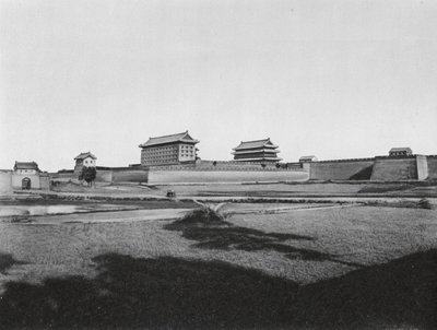 Sianfu, Pei men, Shensi, Noordpoort van Sianfu, de Provinciale Hoofdstad door Ernst Boerschmann
