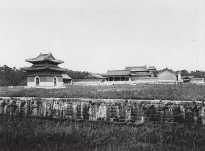 Siling, Chihli, een graf tempel door Ernst Boerschmann
