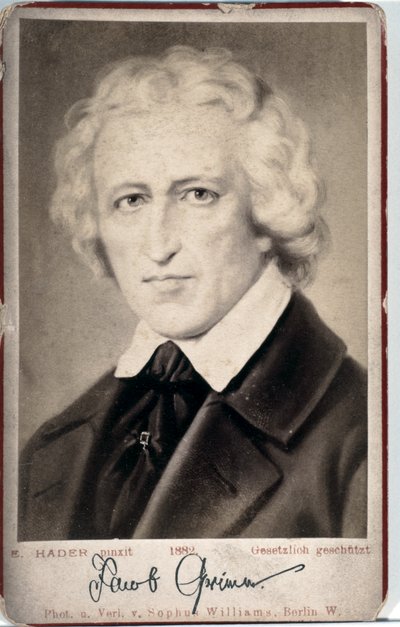 Portret van Jacob Grimm door Ernst Hader