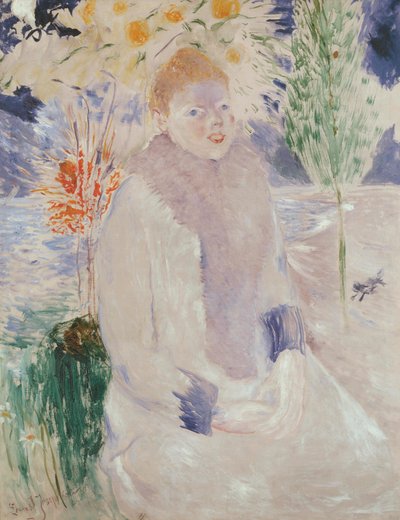 Portret van een Dame, c.1890-1900 door Ernst Josephson
