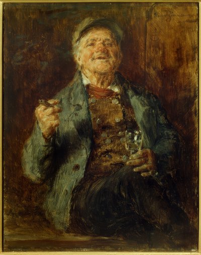 Drinkende boer door Ernst Karl Georg Zimmermann