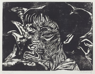 Fanny Wocke, 1916 door Ernst Ludwig Kirchner