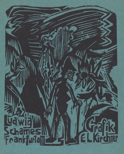 Ludwig Schames Frankfurt a M Grafiek E L Kirchner Ludwig Schames Frankfurt a M..., 1919-1920 door Ernst Ludwig Kirchner