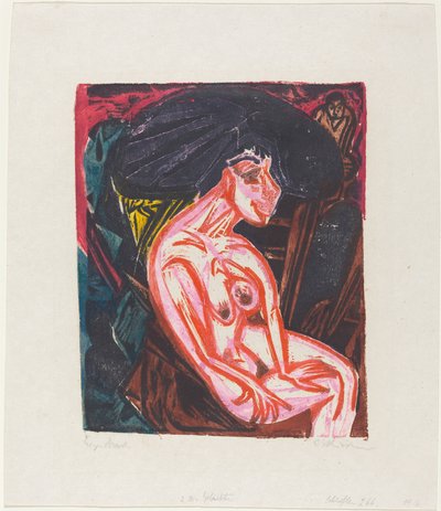 Peter Schlemihls wonderbaarlijke geschiedenis: De geliefde van Peter Schlemihl door Ernst Ludwig Kirchner