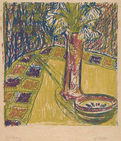Stilleven, 1907 door Ernst Ludwig Kirchner