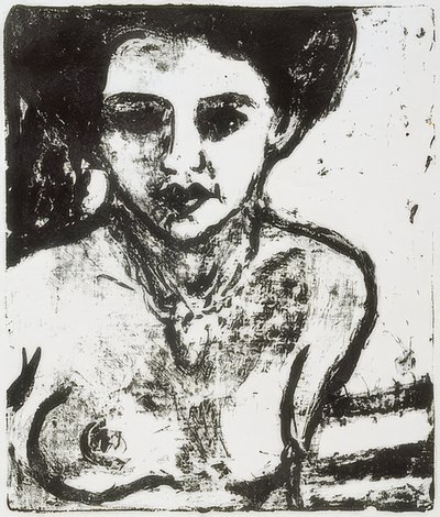 Kind van een artiest door Ernst Ludwig Kirchner