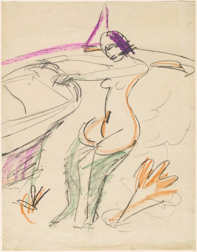Bader door Ernst Ludwig Kirchner