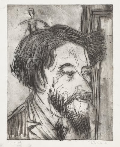 Portret van Professor Enrico Padua door Ernst Ludwig Kirchner