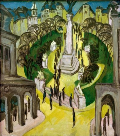 Het rondell door Ernst Ludwig Kirchner
