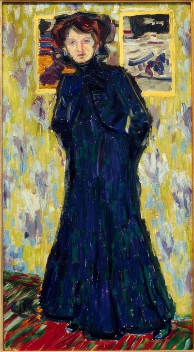 Doris, staand door Ernst Ludwig Kirchner