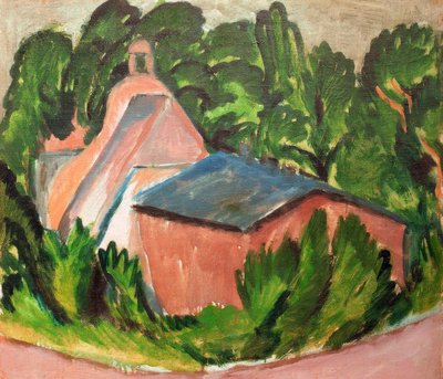 Gut Staberhof door Ernst Ludwig Kirchner
