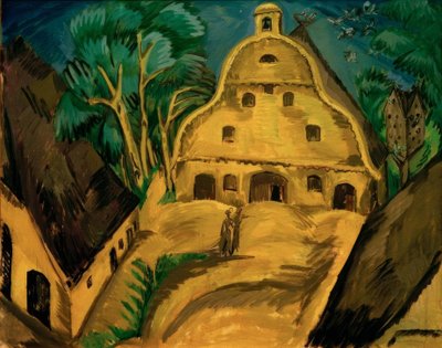 Gut Staberhof op Fehmarn I door Ernst Ludwig Kirchner