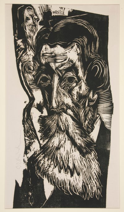 Portret van Ludwig Schames door Ernst Ludwig Kirchner