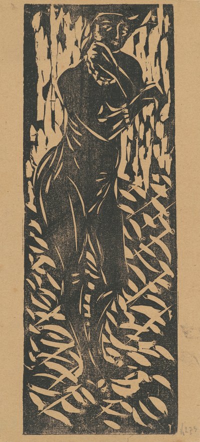 Naakt met Sieraden door Ernst Ludwig Kirchner