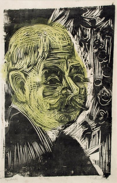 Portret van Dr. Spengler, 1919 door Ernst Ludwig Kirchner