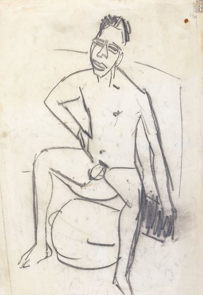 Sam de Zwarte door Ernst Ludwig Kirchner