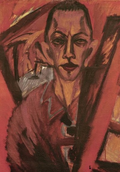 Zelfportret door Ernst Ludwig Kirchner
