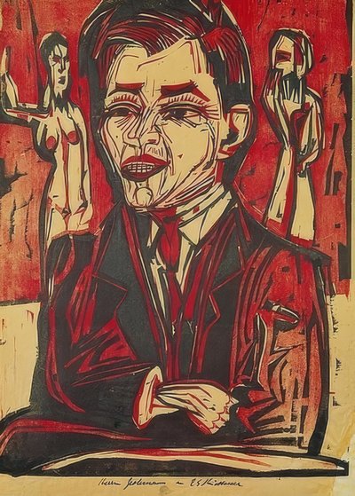 Zelfportret door Ernst Ludwig Kirchner