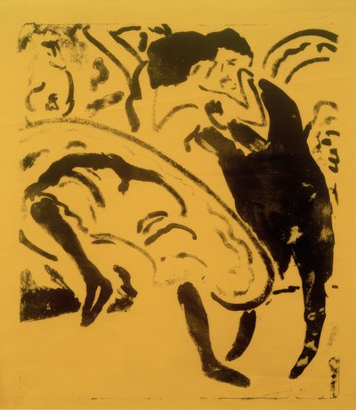 Danspaar door Ernst Ludwig Kirchner