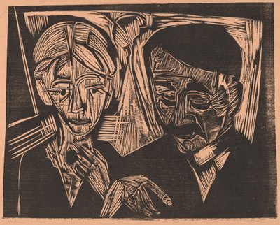 Het Echtpaar Müller door Ernst Ludwig Kirchner