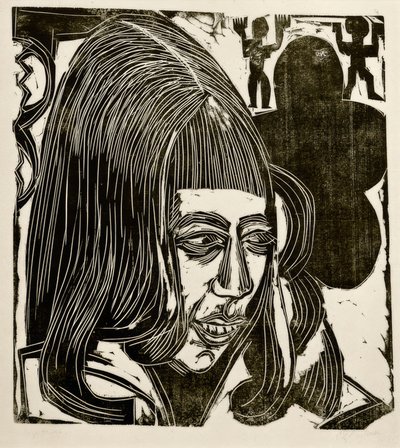 Dochter Sternheim door Ernst Ludwig Kirchner