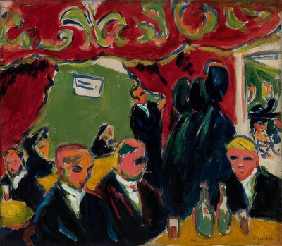 Herberg door Ernst Ludwig Kirchner