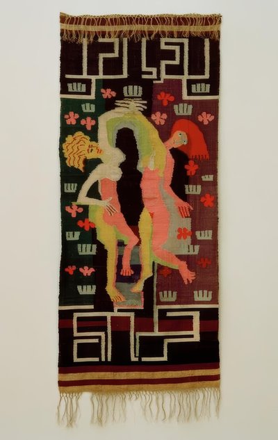 Twee danseressen door Ernst Ludwig Kirchner