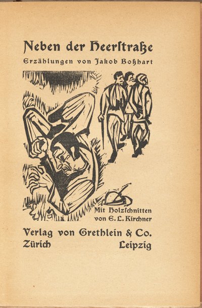 Jakob Bosshart: Naast de Hoofdstraat door Ernst Ludwig Kirchner and Jacob Bosshart