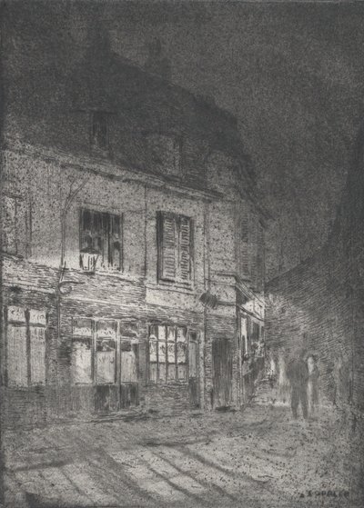 Lille: Liebesgässchen, 1916 door Ernst Oppler