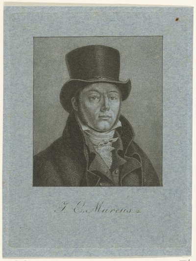 Portret van Jacob Ernst Marcus door Ernst Willem Jan Bagelaar