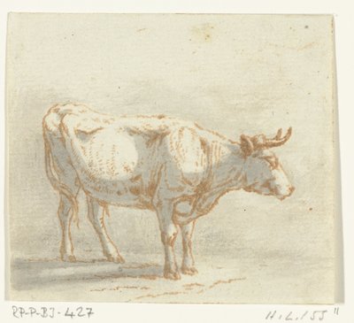 Stier staand, naar rechts door Ernst Willem Jan Bagelaar