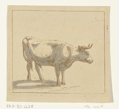 Stier staand, naar rechts door Ernst Willem Jan Bagelaar
